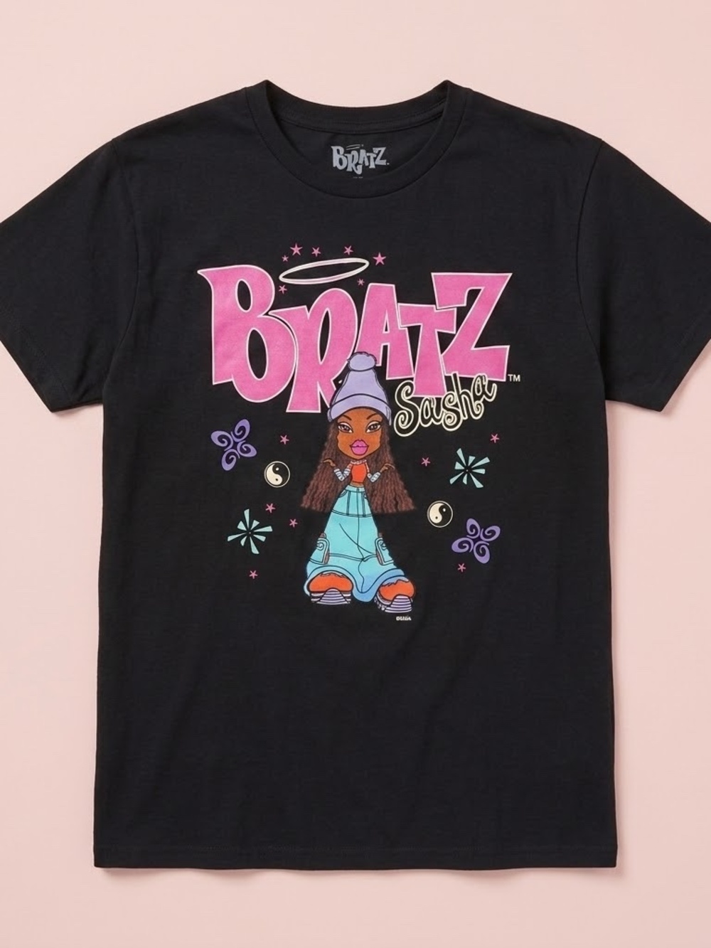 NWT Bratz Sasha Black Graphic Tee